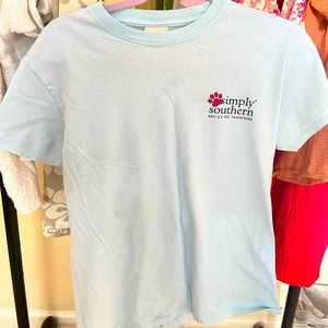 Simply Southern Women's Rescue Flag Graphic T-shirt